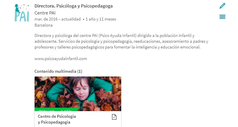 Agrega contenido multimedia en tu perfil de linkedin